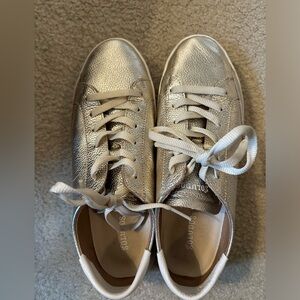 Soludos Ibiza Classic Sneaker Gold- Like New!